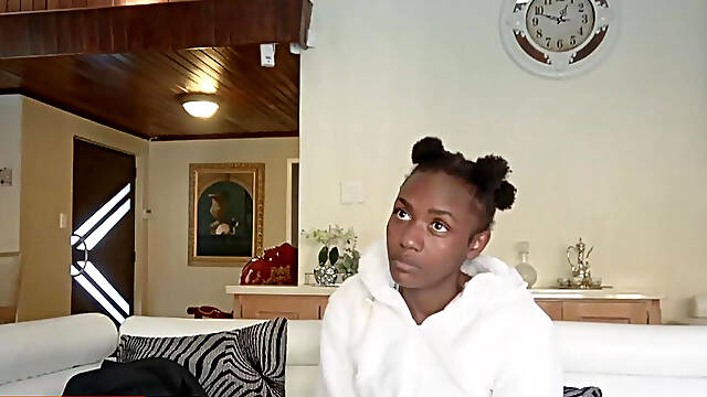 Some Women Love A Finger Up Their Ass...Got Me Hard Fucking This Very Shy Ebony Teen Student