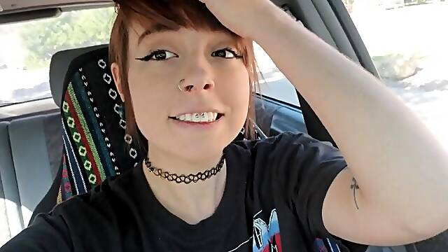 Car Dildo Orgasm