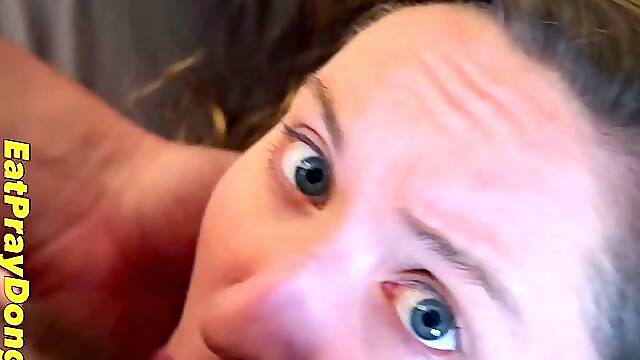 Big cock blowjob and bareback sex by POV porn girlfrien