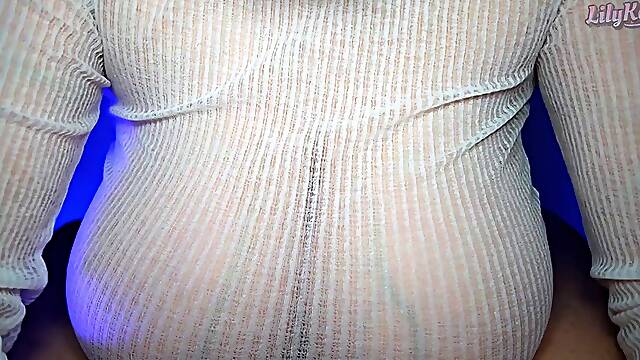Big Tits ASMR Titjob Sheer Top