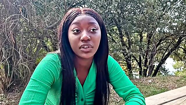 Awa Black French Young Slut In Her First Hard Sex