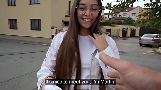 Shelena teen & Martin Gun get frisky at the public pool in a risky POV sexcapade