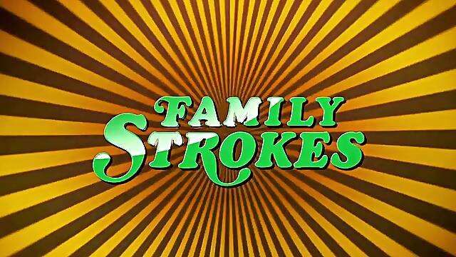 Familystrokes - showing her pussy (Averie Moore) for perverted stepuncle