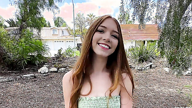 Real Teens - Brunette M years olda Moans Enjoys Sucking & banging In The Outdoors