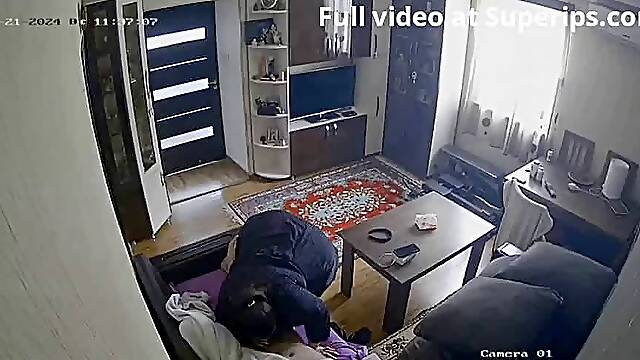 IPCAM – Arab husband fucks two types of women