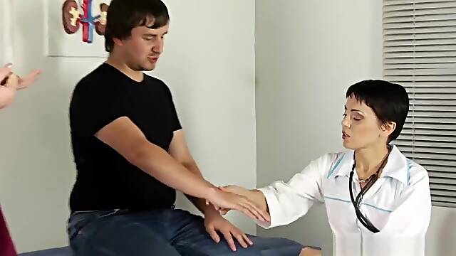 Medical Femdom Exam 2 Nurses &amp;amp; Guy