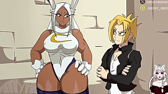 Car Toon In My Hero Academia Mirko Parody (artist: Funnymahem)