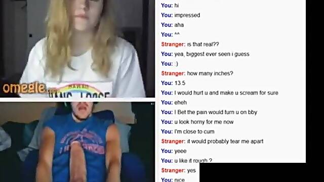 Omegle Blonde Teen