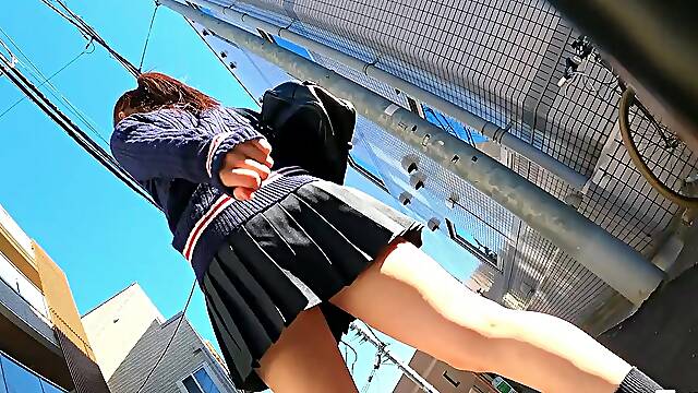 Japanese Student Explores Sensual Panties Fantasy With Desire