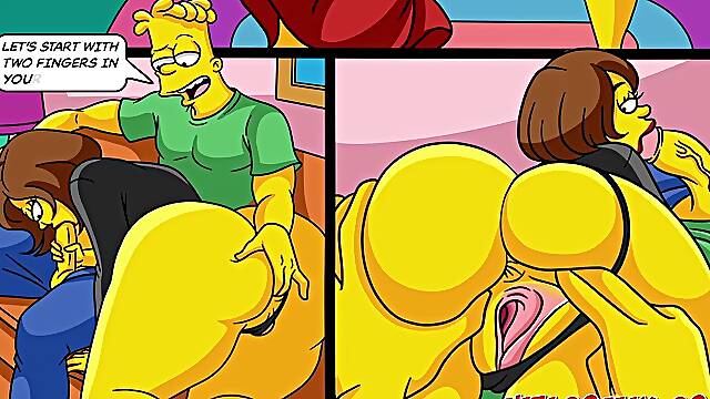 Tearing Ms. Jenny Up! Simpsons porn