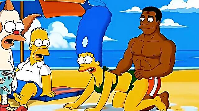 Married Housewife Likes Sucking and Banging Large Ebony Knobs. Toon Parody. The Simpsons parody. Most good Compilation Floozy Wife