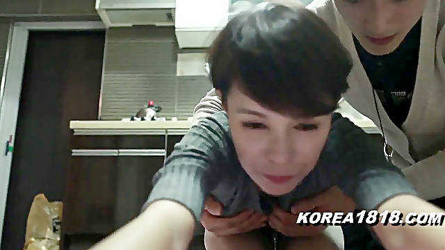 Korean porn Yoga fucky-fucky