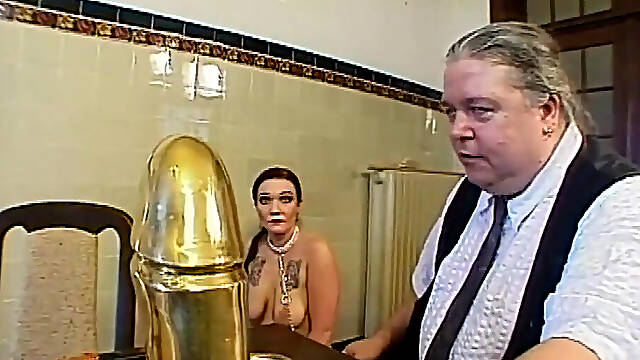 Dominating humiliating pussy dildo penetrated