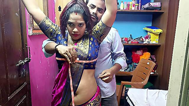 Hot Indian Wife Sex with Tailor Master XXX Video New
