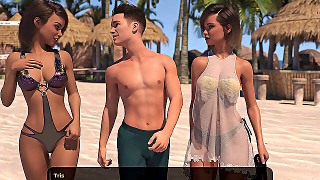 No More Cash 4 - Toby Pressing His Landlady's Breasts at the Beach