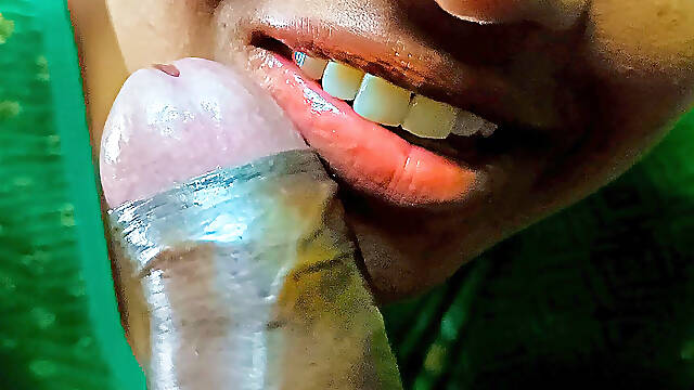 Ammu Is Sucking, Licking, and Biting His Cock 111